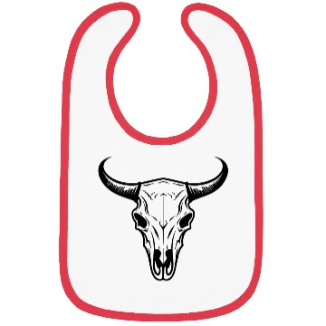 Discover Cow Skull Boho Bibs