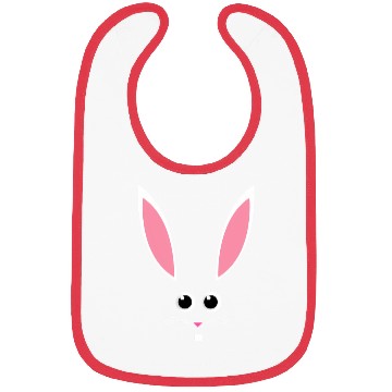 Discover Easter Bunny Face Bibs