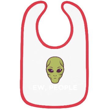Discover Ew People Alien Funny Bibs