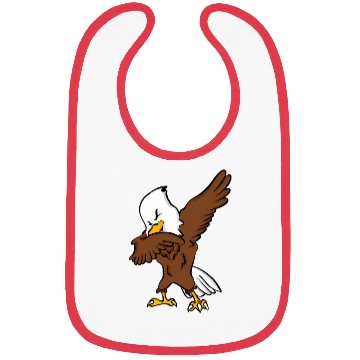 Discover Dabbing American Bald Eagle Bibs