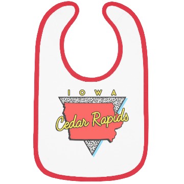 Discover Cedar Rapids Iowa Triangle Ia City Bibs