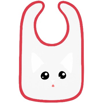 Discover Sweet Kitten Face Cat Mom Cat Dad Bibs
