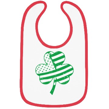 Discover Irish American Flag Shamrock For Bibs