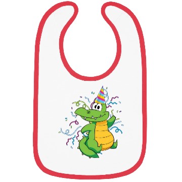Discover Alligator Party Reptile Animal Crocodile Bibs
