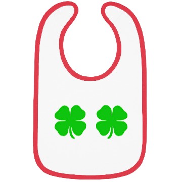 Discover Shamrock Boobs St Patrick'S Day Bibs