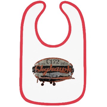 Discover C172 yhawk Airplane Flying Pilot Bibs