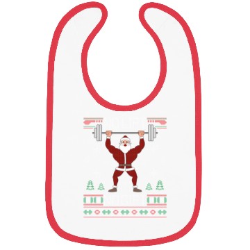 Discover No Lift No Santa Gym Workout Ugly Bibs