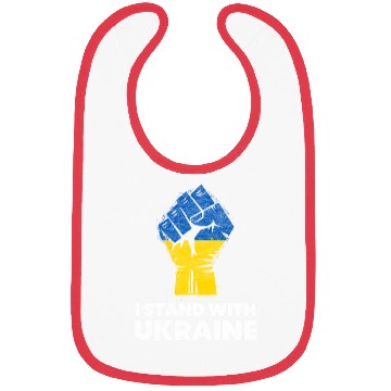 Discover Ukrainian Flag I Stand With Ukraine Flag Bibs