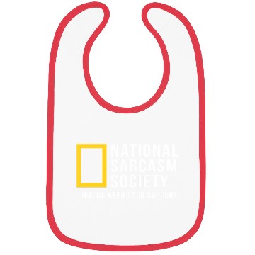 Discover National Sarcasm Society Bibs