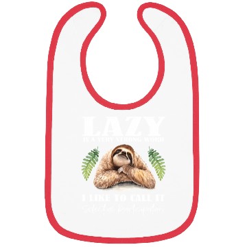 Discover Lazy Sloth Best For Or Bibs