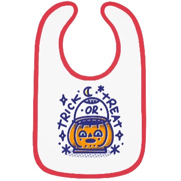 Discover Trick Or Treat Halloween Pumpkin Bibs