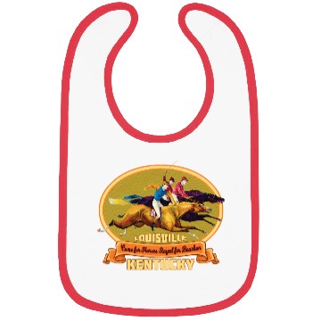 Discover Louisville Kentucky Horse Racing Bourbon Derby Bibs