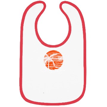Discover Creative San Diego Travel Vacation- Sunset - Palm Bibs