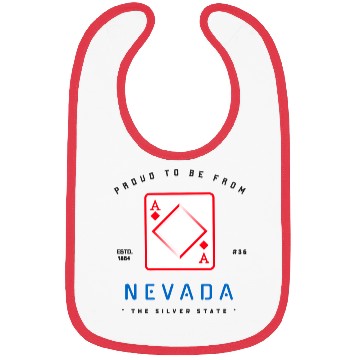 Discover Proud To Be From NEVADA Bibs