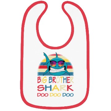 Discover Big Brother Shark Bibs Doo Doo Doo Family