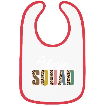 Discover Admin Squad Leopard Pattern Bibs