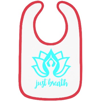 Discover Just Breath Yoga Namaste Zen Lotus Bibs