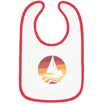 Discover Brigantine New Jersey Sailboat 70S Sunset Bibs