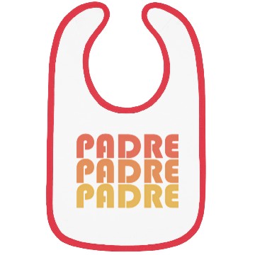 Discover Padre Typography 1970S Bibs