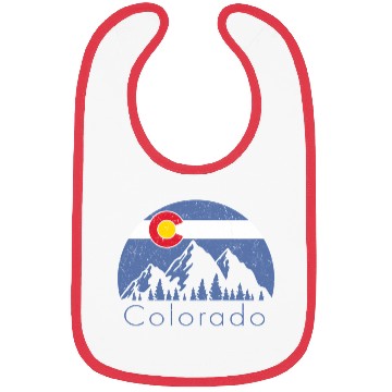 Discover Colorado Mountain Flag Bibs