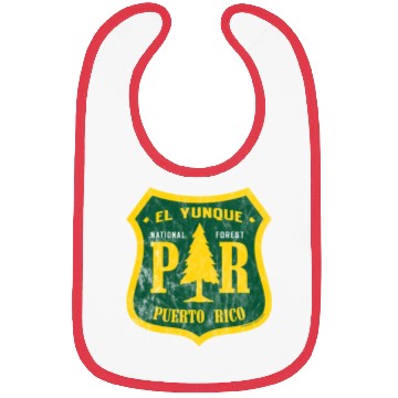 Discover El Yunque National Forest Puerto Rico Shield Look Bibs
