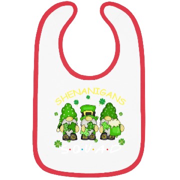 Discover St Patrick'S Day Shenanigans Squad Three Gnomes Bibs