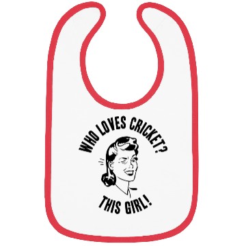 Discover Who Loves Cricket This Sport Novelty Bibs