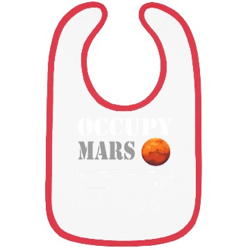 Discover Occupy Mars Starship Rocket Bibs