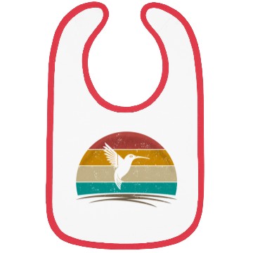 Discover Hummingbird Distressed Hummingbird Bibs