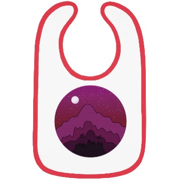 Discover Night Sky Nature Retro Bibs