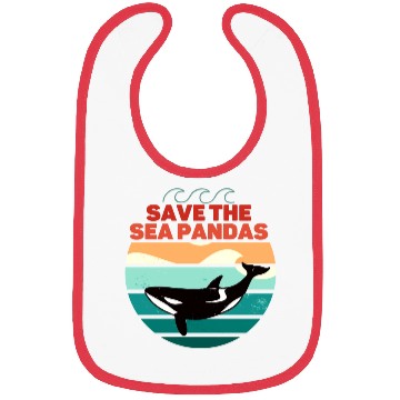 Discover Rescue Killer Whale Orcas Save The Sea Pandas Bibs