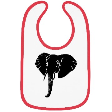 Discover elephant head Bibs
