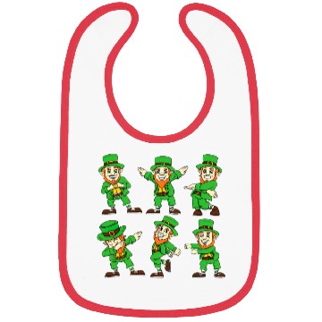 Discover Dancing Leprechauns St Patrick'S Day Bibs