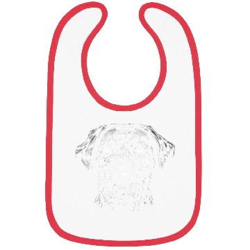 Discover Labrador Retriever Realistic Labrador Dog Face Bibs