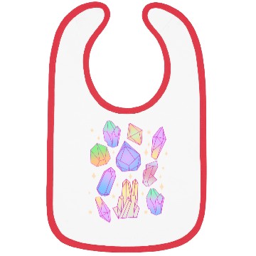 Discover Pastel Goth Magical Crystal Waterfall Kawaii Goth Bibs