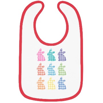 Discover Easters For Plaid Easter Bunny Gingham Bibs