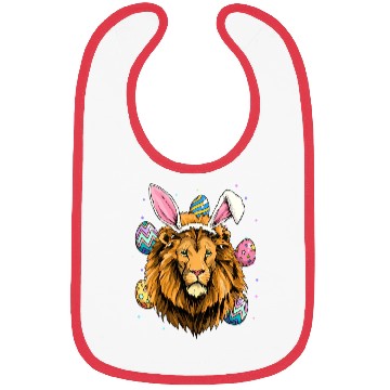 Discover Easter Bunny Lion Easter Lion Bibs