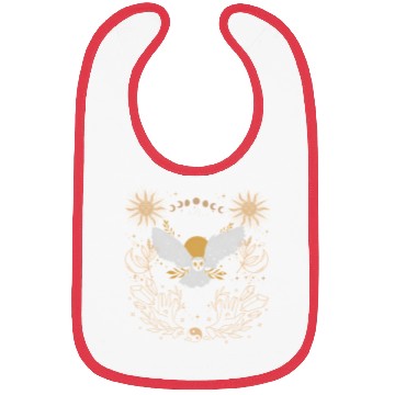 Discover Dark Academia Tarot Card Sun Moon Crystals Owl Bibs