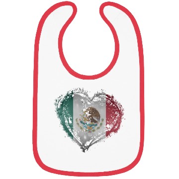 Discover Meco Heart Shape Mecan Flag Stylish Bibs