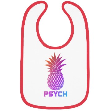 Discover Psych Ico Pineapple Awesome Sweet Fruit Summer Bibs