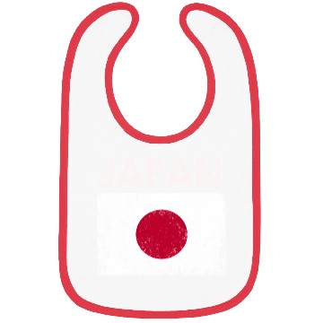 Discover Japan Japanese Flag Pride Bibs