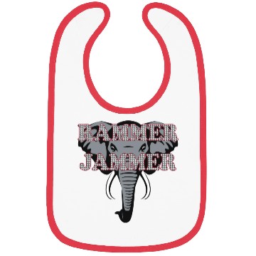 Discover Albm Rammer Jammer Houndstooth Elephant Tide Bibs