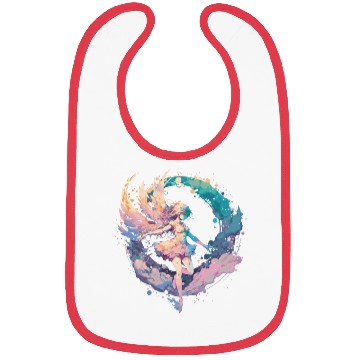 Discover Watercolor Fairy Painting Fairycore Pastel Goth Bu Bibs