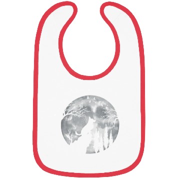 Discover German Shepherd Dog Full Moon At Night German Bibs