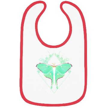 Discover Luna Moth Beautiful Butterfly Insect Themed Bibs