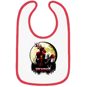 Discover Wendigo New Monster inwalker Cryptid Evil Bibs