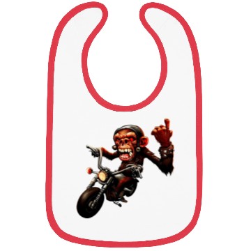 Discover Zombie Raider Monkey Rockstar Bibs