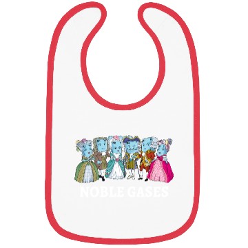 Discover Noble Gases Science Pun Joke Funny Periodic Table Bibs