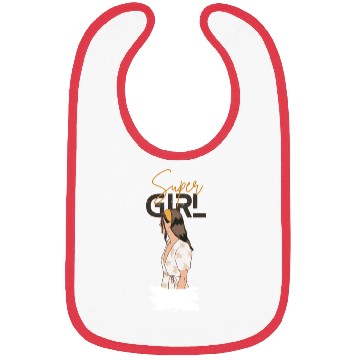 Discover SUPER GIRL Bibs