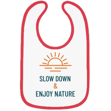 Discover Slow Down & Enjoy Nature Camping Bibs